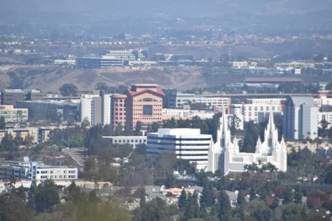 Mount Soledad breathtaking panoramic views from all directions Stock Photos