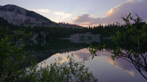 Mount Sopris Thomas Lakes 01 | Carbondale Colorado | Elk Range | Sunset | 4K Stock Footage 293635142