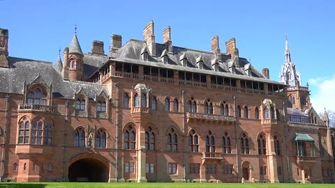 Mount Stuart House, Isle of Bute, Scotland  Stock Footage 272662468
