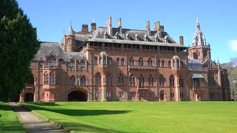 Mount Stuart House, Isle of Bute, Scotland  Stock Footage 272662497
