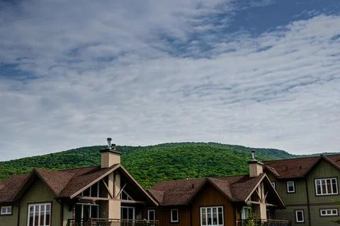 Mount Sutton, Quebec, Canada Stock Photos