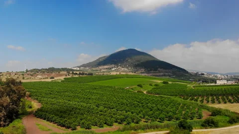 Mount Tabor Drone Stock Footage 169360130