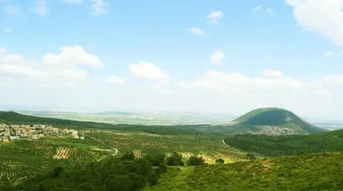 Mount Tabor , Israel Stock Footage 10909491