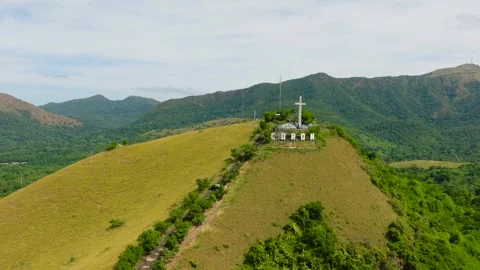Mount Tapyas Viewdeck in Coron, Palawan. Philippines. Stock Footage 342639576
