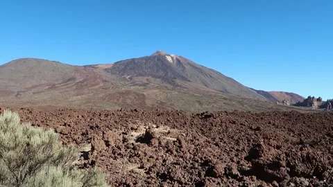 Mount Teide National volcano park, Tenerife Stock Footage 270780392
