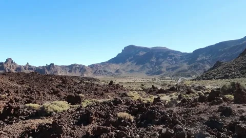 Mount Teide National volcano park, Tenerife Stock Footage 270780435