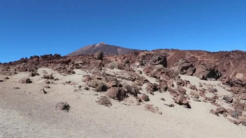 Mount Teide National volcano park, Tenerife Stock Footage 270780465