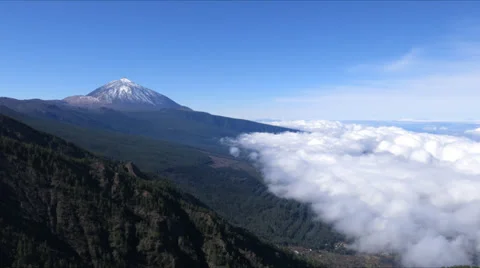 Mount Teide Timelapse Stock Footage
