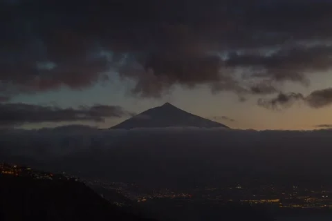 Mount Teide Timelapse at Sunset, Tenerife Vidéo 139898504