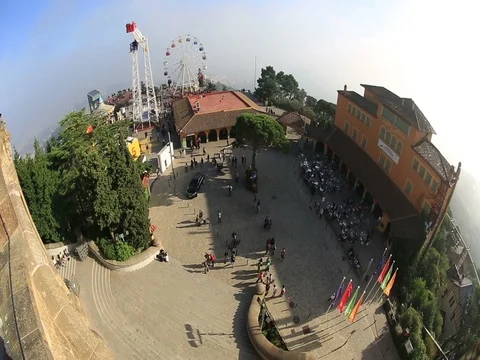 Mount Tibidabo Stock Footage 74043218