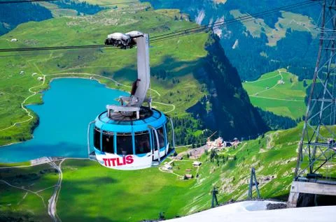 Mount Titlis Cable Car 写真素材