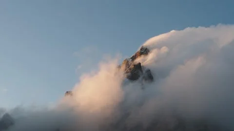 Mount Ushba Stock Footage 208129328