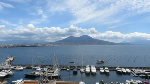 The Mount Vesuvio Stock Footage 90765890