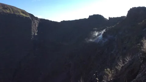 Mount Vesuvius in Italy Video stock 310323077