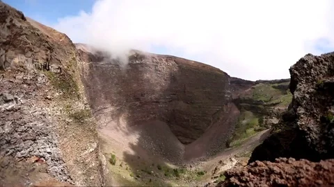 Mount Vesuvius Timelapse 스톡 동영상 74395368