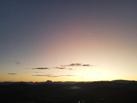 Mount Warning Sunset Stock Photos