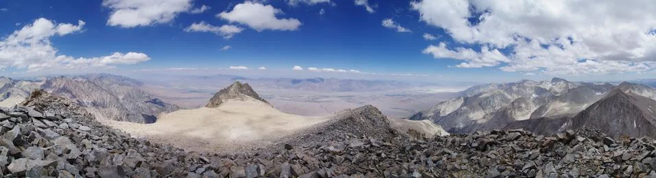 Mount williamson panorama Stock Photos