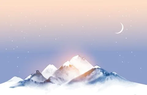 Mount91106 Illustrazione stock