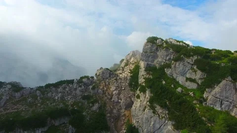 Mountain Above The Clouds Stock Footage 142241348