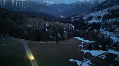 Mountain aerial drone view Stock Footage 236856048