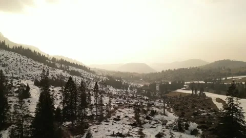 Mountain aerial drone view Stock Footage 236856346