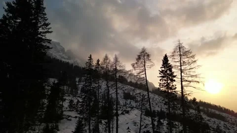 Mountain aerial drone view Video stock 236856369
