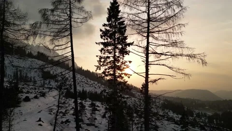 Mountain aerial drone view Video stock 236856372