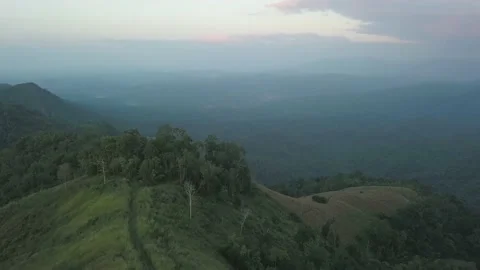 Mountain Aerial View. Doi Samoe Dao, Nan, Thailand Stock Footage 146935942