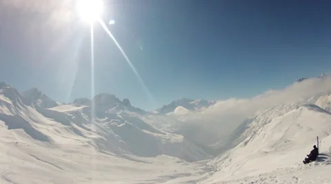 Mountain Alpes Timelapse 스톡 동영상 34466141