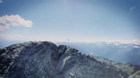 MOUNTAIN IN THE ALPS 1 Stock Footage 163744502