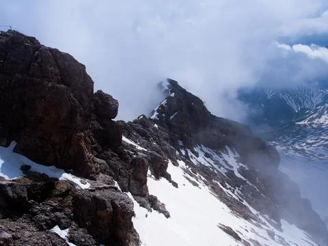 Mountain in the Alps Stock Photos