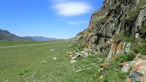 Mountain Altai 库存照片