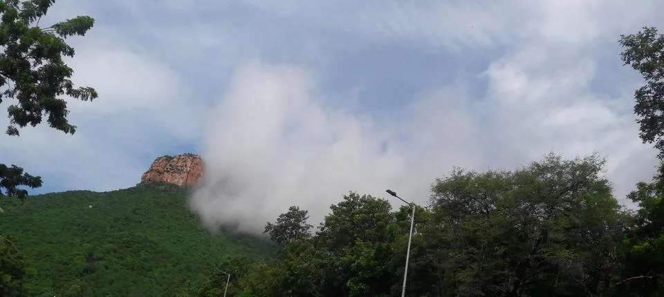 Mountain and cloud Stock Photos