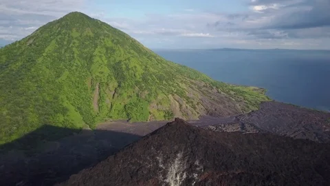 Mountain and cloud shot Stock Footage 85437369