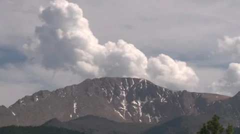 Mountain and Cloud timelapse Video stock 22820560