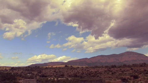 Mountain and clouds Video stock 137872