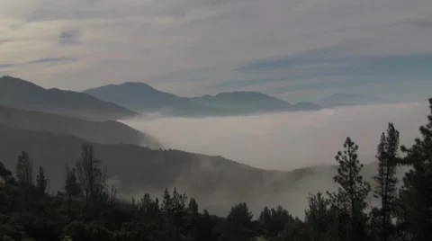 Mountain and Clouds Video stock 7728078