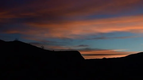 Mountain and Clouds Stock Footage 84108341