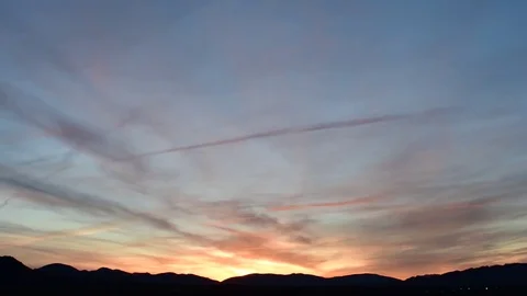 Mountain and Clouds Stock Footage 84737657