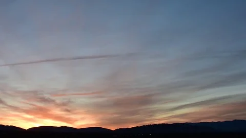 Mountain and Clouds Stock Footage 84742040