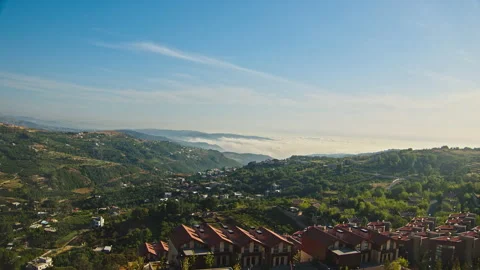 Mountain and Clouds Stock Footage 139917018