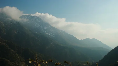 Mountain and clouds timelapse Stock Footage 127662998