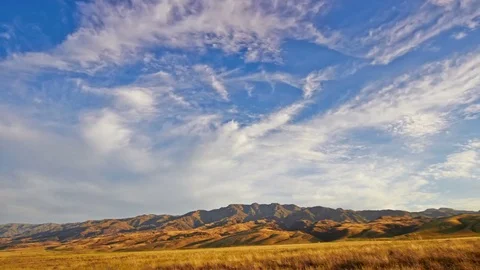 Mountain and Cloudy Sky Видео 83021462