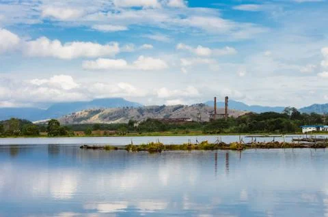 Mountain and Lake in Daylight Stock Photos
