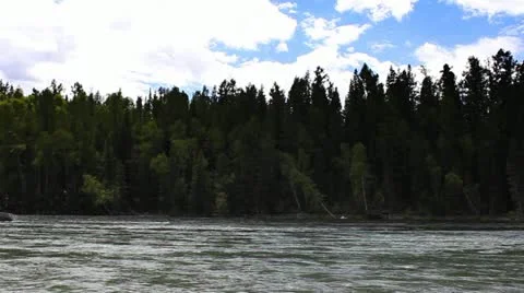 Mountain and lake Stock Footage 11680278