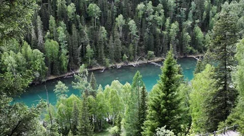 Mountain and lake 動画素材 11680752