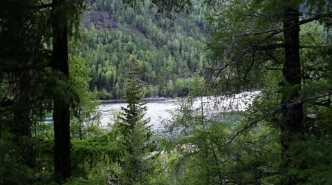 Mountain and lake 動画素材 11681345