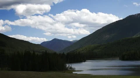 Mountain and lake Stock Footage 11681982