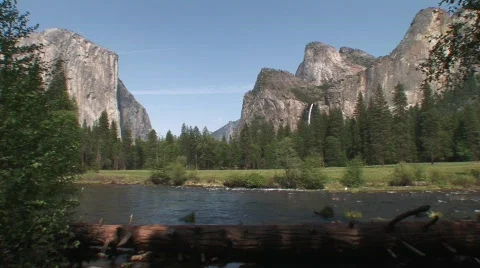 Mountain and river 3 Stock Footage 478933