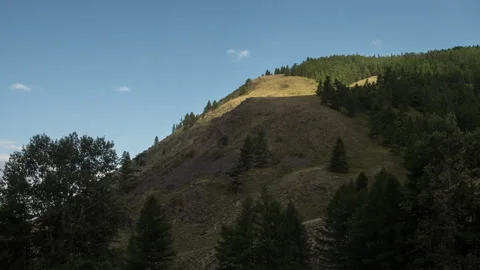 Mountain and shadows Stock Footage 163378590